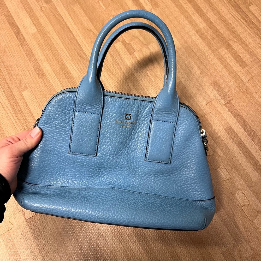 Blue Kate Spade Leather Handbag